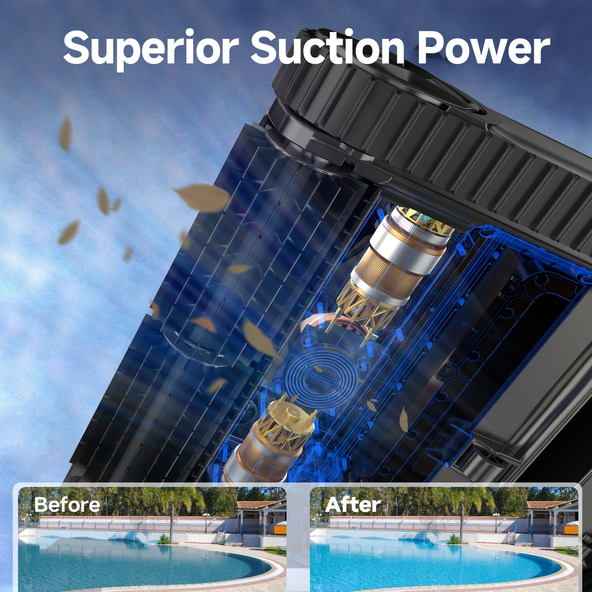WYBOT S2 High-end Cordless Robotic Pool Cleaner